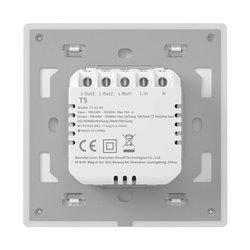 Interruptor inteligente SONOFF WiFi TX T5 2 Canais
