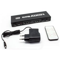SPLITTER SWITCH MATRIX 4X2 HDMI
