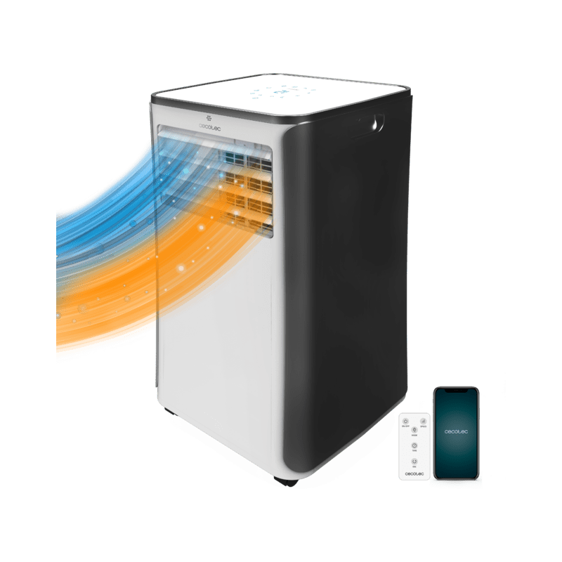 Ar Condicionado Portátil Cecotec ForceClima 9500 Soundless Heating Connnected 9000BTU