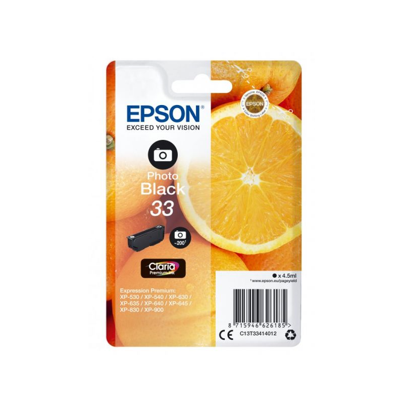 Tinteiro Original EPSON 33 Preto  | Ondisc.pt