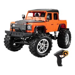 Carro RC Telecomandado 1:14 Double Eagle Land Rover Defender Pickup Laranja E332