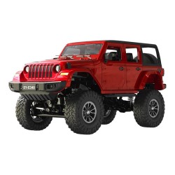 Carro RC Telecomandado 1:14 Double Eagle Jeep Crawler Pro E340 Vermelho