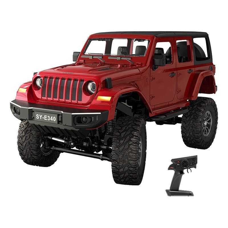Carro RC Telecomandado 1:14 Double Eagle Jeep Crawler Pro E340 Vermelho