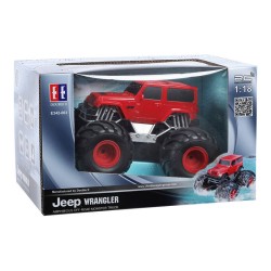 Carro RC Telecomandado 1:14 Double Eagle Jeep Amphibious E342 Vermelho