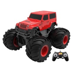 Carro RC Telecomandado 1:14 Double Eagle Jeep Amphibious E342 Vermelho