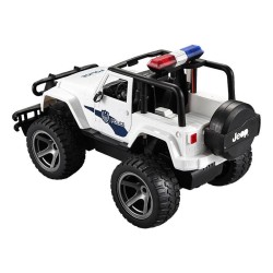 Carro RC Telecomandado 1:12 Double Eagle Jeep Policia Branco