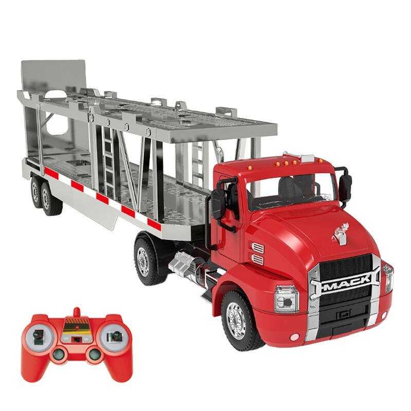 Carro RC Telecomandado 1:26 Double Eagle Camião Transporte E583 Vermelho