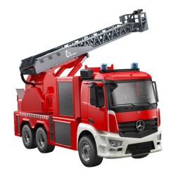 Carro RC Telecomandado 1:20 Double Eagle Camião Bombeiros Mercedes Arocs E667 Vermelho
