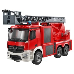 Carro RC Telecomandado 1:20 Double Eagle Camião Bombeiros Mercedes Arocs E667 Vermelho
