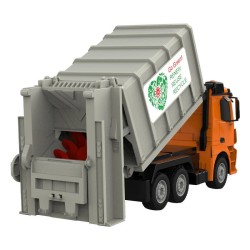 Carro RC Telecomandado 1:26 Double Eagle Camião Lixo Mercedes Arocs E676 Laranja