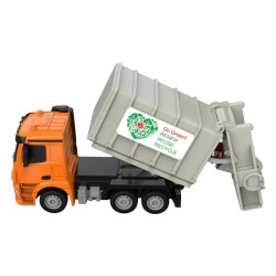 Carro RC Telecomandado 1:26 Double Eagle Camião Lixo Mercedes Arocs E676 Laranja