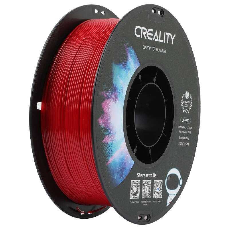 Filamento PLA Creality CR-PETG Vermelho