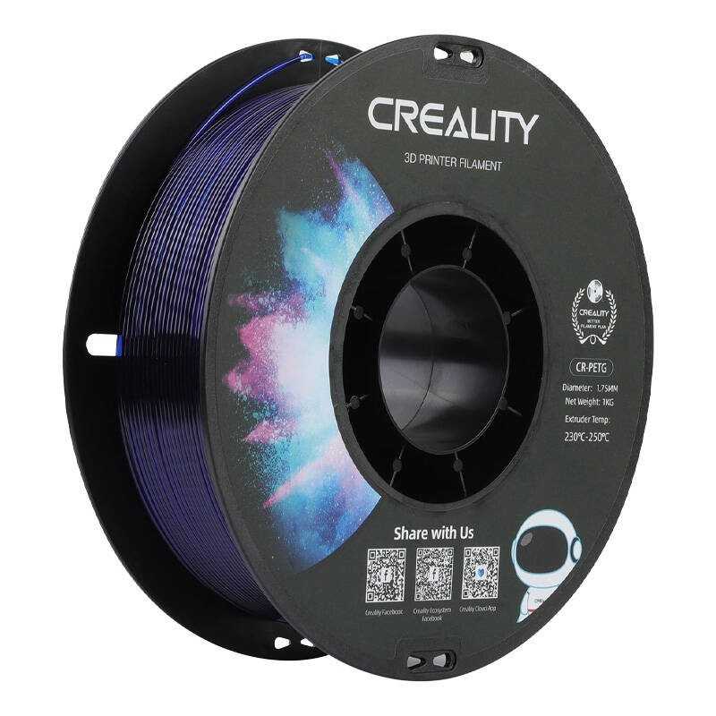 Filamento PLA Creality CR-PETG Azul Transparente