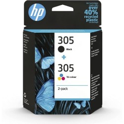 Tinteiro HP 305 2-Pack Tri-color/Black Original
