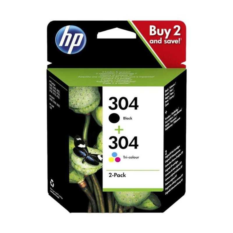 Tinteiro HP 304 Multipack Black + Tri-Colour