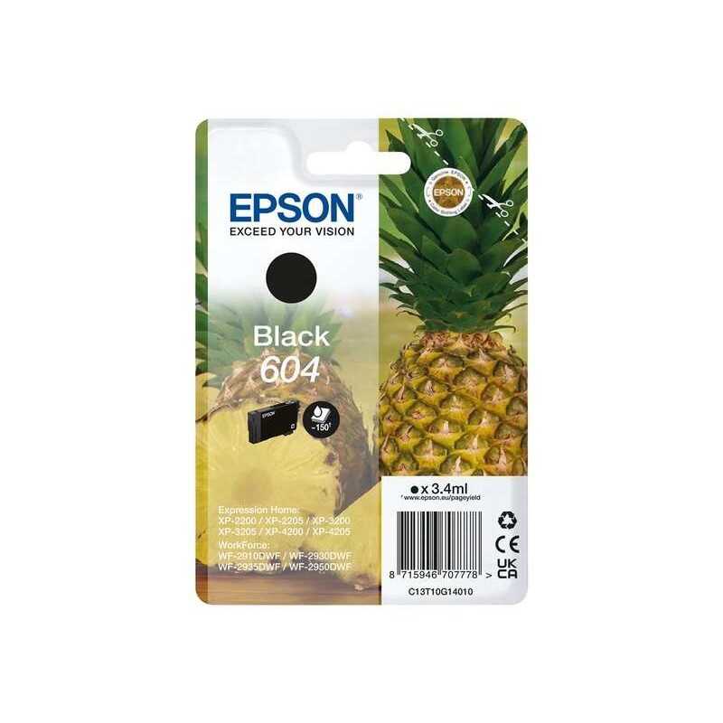 Tinteiro Original Epson Preto 604