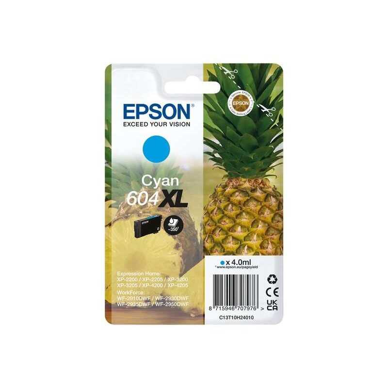 Tinteiro Original Epson Cyan 604XL