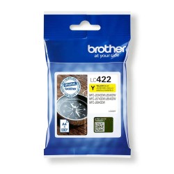 Tinteiro Original BROTHER LC422 Yellow