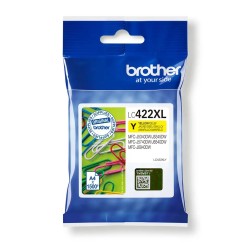 Tinteiro Original BROTHER LC422XL Yellow