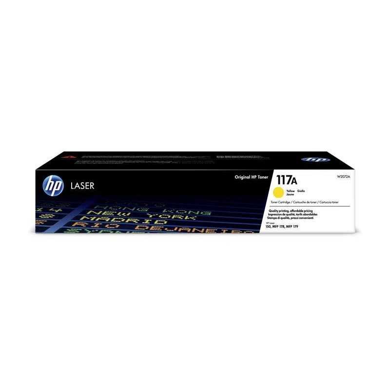 HP Original Toner 117A Amarelo