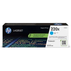Toner Original HP 220X LaserJet Cyan