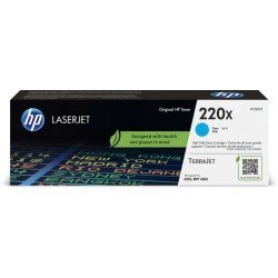 Toner Original HP 220X LaserJet Cyan