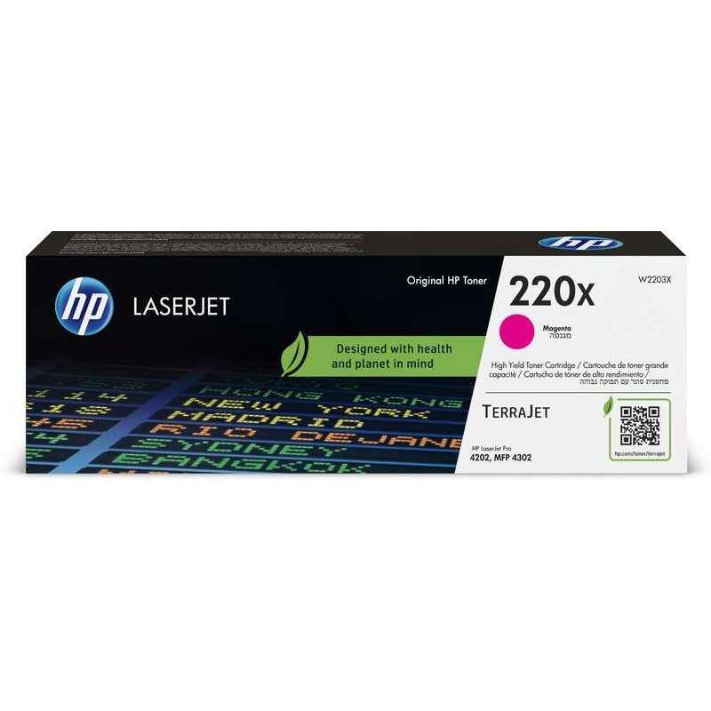 Toner Original HP 220X LaserJet Magenta
