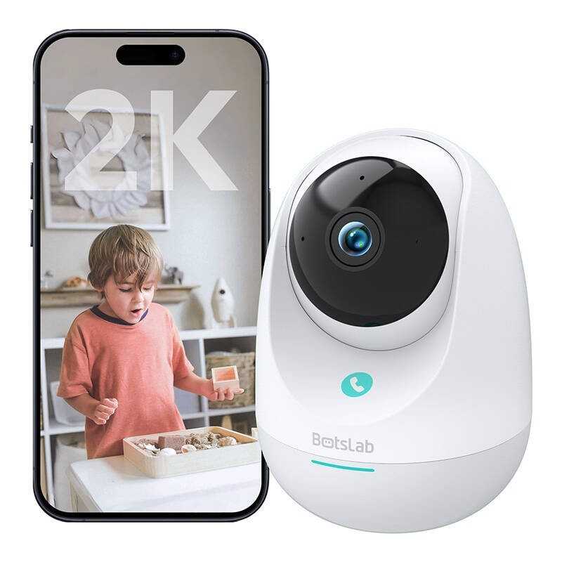 Camera Segurança Wifi Interior Botslab 360º 2E Pro 3MP