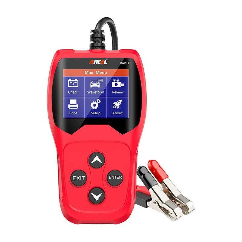 Tester Baterias ANCEL BA201 8-16V DC