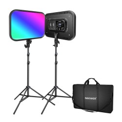 Kit 2 Lampadas 60W RGB Neewer