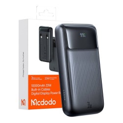 Powerbank Mcdodo 10000mAh Digital Display 33W MC-0231 Black