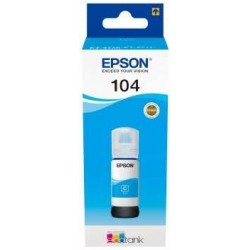Frasco de Tinta Original Epson nº 104 Cyan