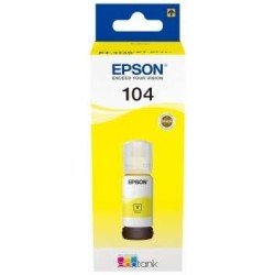 Frasco de Tinta Original Epson nº 104 Amarelo