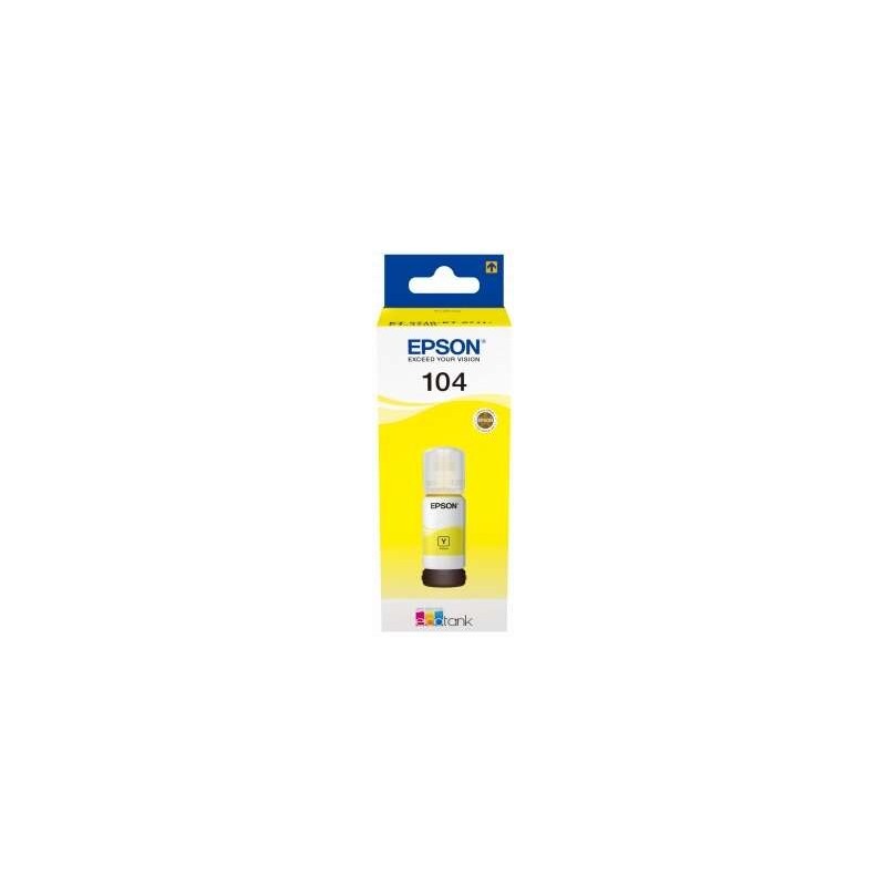 Frasco de Tinta Original Epson nº 104 Amarelo