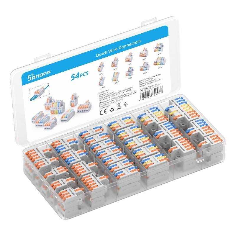 Pack Conectores de Emenda Sonoff 54 Unidades