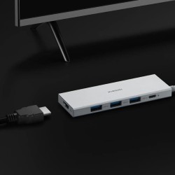 Xiaomi Docking Hub 5 em 1 Type-C Silver