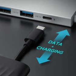Xiaomi Docking Hub 5 em 1 Type-C Silver