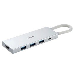 Xiaomi Docking Hub 5 em 1 Type-C Silver