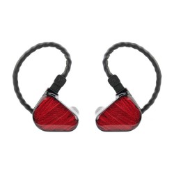 Auriculares TRUTHEAR Perfect Sound c/ Fio Vermelho