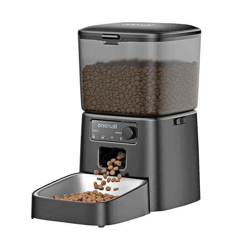 Dispensador de Comida Inteligente Oneisall PFD001 Pro Preto