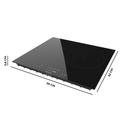Placa Indução Cecotec Squad I 3001 Fullflex 59x52cm