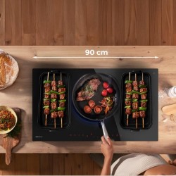 Placa Indução Cecotec Bolero Squad 1 5600 FullFlex90 90x52cm