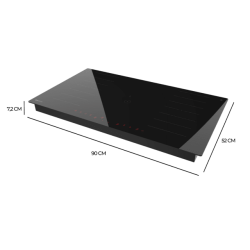 Placa Indução Cecotec Bolero Squad 1 5600 FullFlex90 90x52cm
