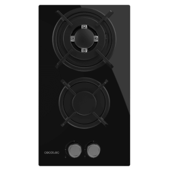 Placa Gás Cecotec Bolero Squad G 2200S Glass Black 29x51cm