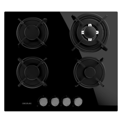 Placa Gás Cecotec Bolero Squad G 4200S Glass Black 58x51cm