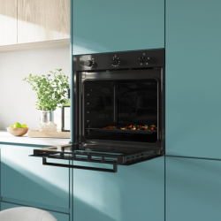 Forno Encastrar Bolero Hexa C136000 Glass Black Time A