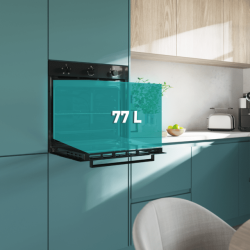 Forno Encastrar Bolero Hexa C136000 Glass Black Time A