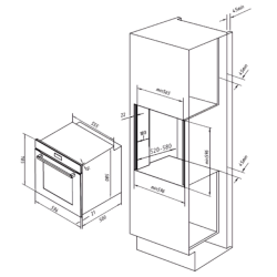 Forno Encastrar Bolero Hexa C136000 Glass Black Time A