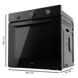 Forno Encastrar Bolero Hexa C136000 Glass Black Time A