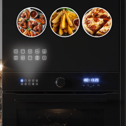 Forno Encastrar Cecotec Bolero Hexa AF316000 Glass Black A